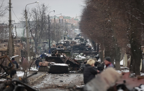 Танки російських окупантів