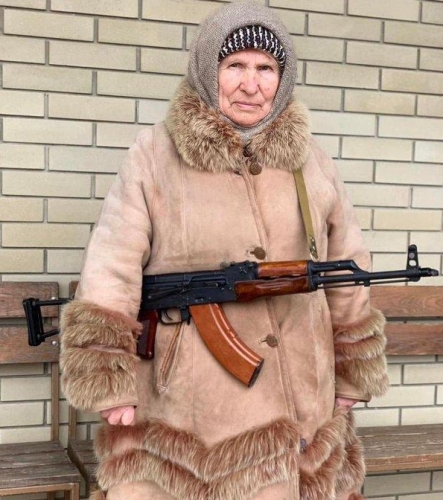Grandma Lida, born in 1938. Rashism will not pass