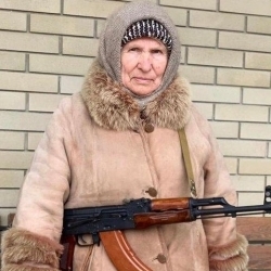 Grandma Lida, born in 1938. Rashism will not pass